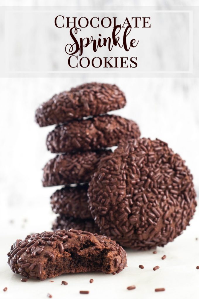 chocolate sprinkle cookies